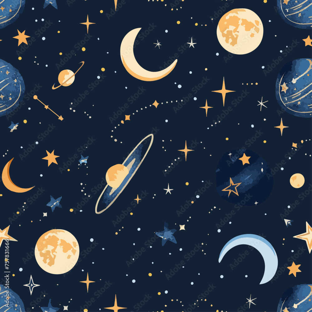 seamless background with stars seamless background with stars