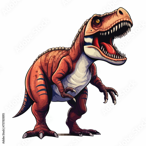 TRex Clipart isolated on white background