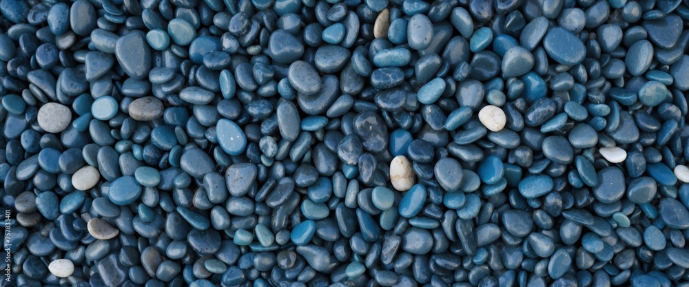 Pure blue stone and gravel background with high quality photos. Pure blue stone and gravel background with high quality photos.