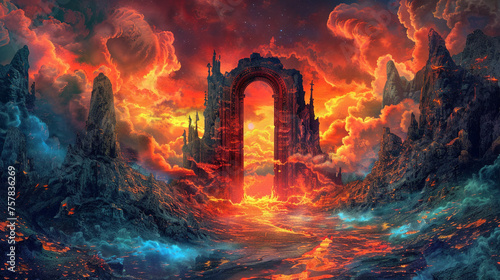 door of paradise opening in the hell