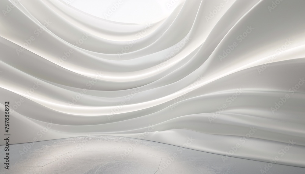 Fototapeta premium Snowflake-Inspired Wall Art: A Blend of Modern Design and Monthly Events Generative AI