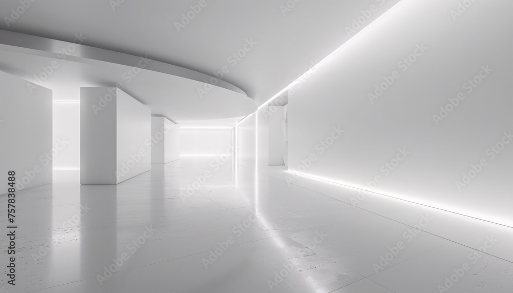 Glowing White Hallway: A Futuristic, Minimalist, and Eco-Friendly Design Generative AI Glowing White Hallway: A Futuristic, Minimalist, and Eco-Friendly Design Generative AI