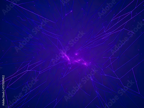 abstract blue background with stars. generative AI