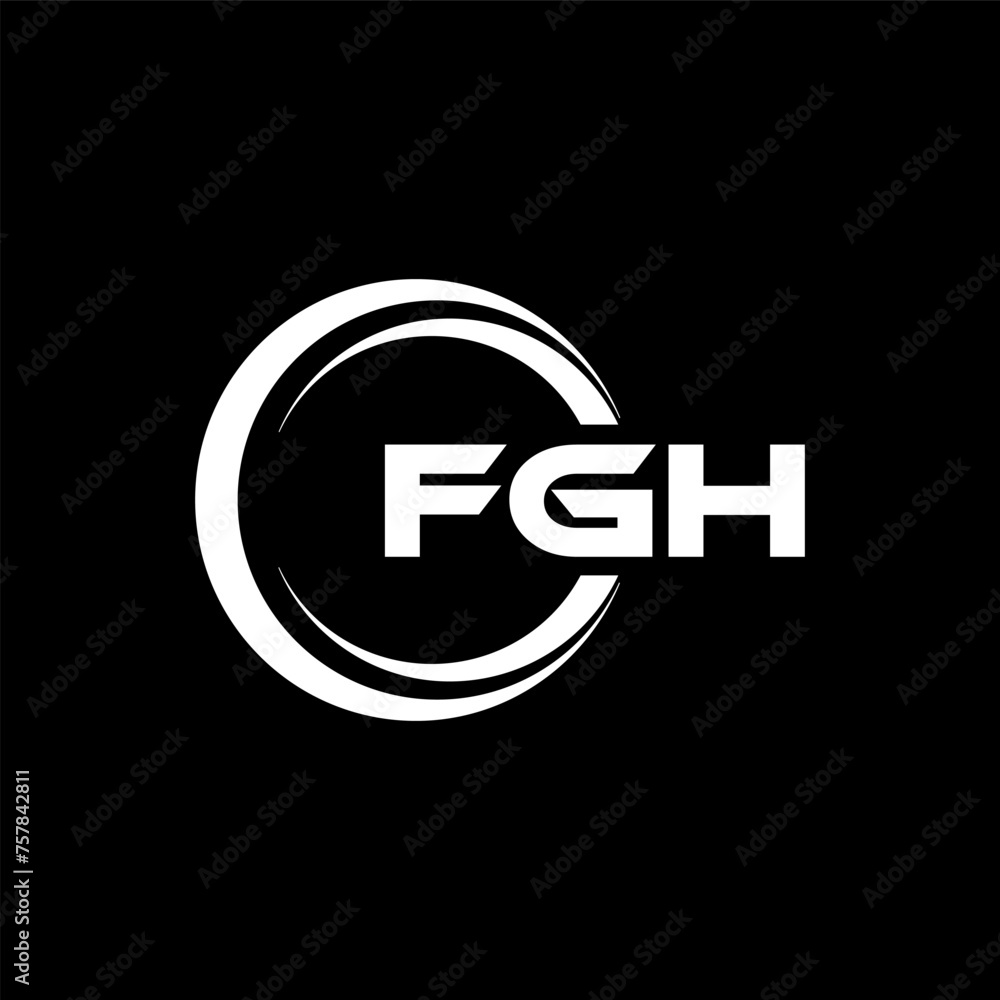 FGH letter logo design in illustration. Vector logo, calligraphy designs for logo, Poster, Invitation, etc. FGH letter logo design in illustration. Vector logo, calligraphy designs for logo, Poster, Invitation, etc.