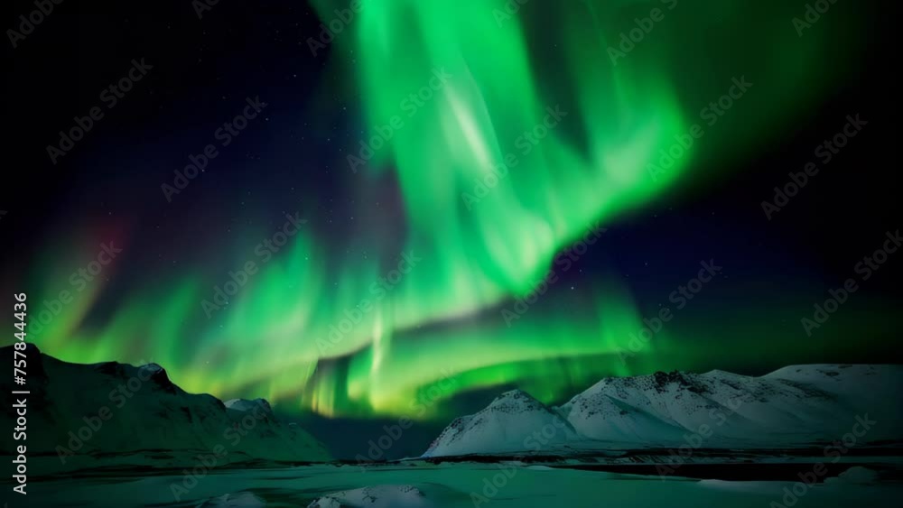 Northern Lights Among the Icebergs. Beautiful Night Scene of Aurora Borealis. Night landscape with Aurora Borealis. The arctic and Northern light. beautiful view. Northern Lights Among the Icebergs. Beautiful Night Scene of Aurora Borealis. Night landscape with Aurora Borealis. The arctic and Northern light. beautiful view.
