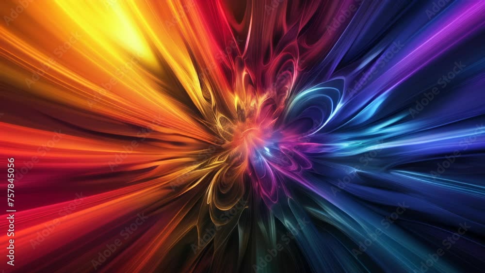 Vivid abstract motion - A kaleidoscope of vibrant colors in motion Vivid abstract motion - A kaleidoscope of vibrant colors in motion