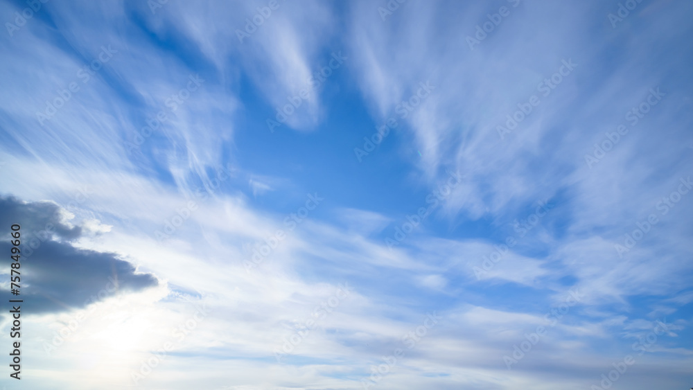 beautiful blue color sky and soft white clouds for abstract background beautiful blue color sky and soft white clouds for abstract background