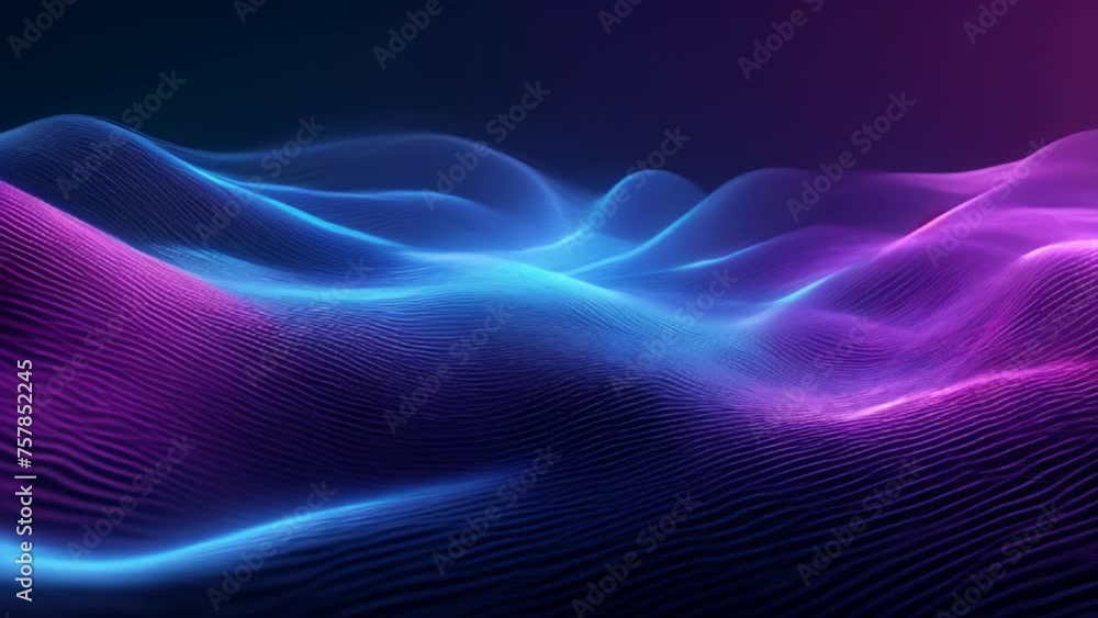 Ethereal waves of light, a digital dreamscape Ethereal waves of light, a digital dreamscape
