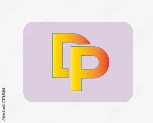 DP logo. DP creative initial latter logo.DP abstract.DP Monogram logo design.Creative and unique alphabet latter logo.
