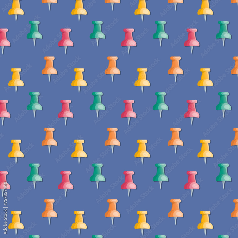 vector stationery pin illustration pattern vector stationery pin illustration pattern