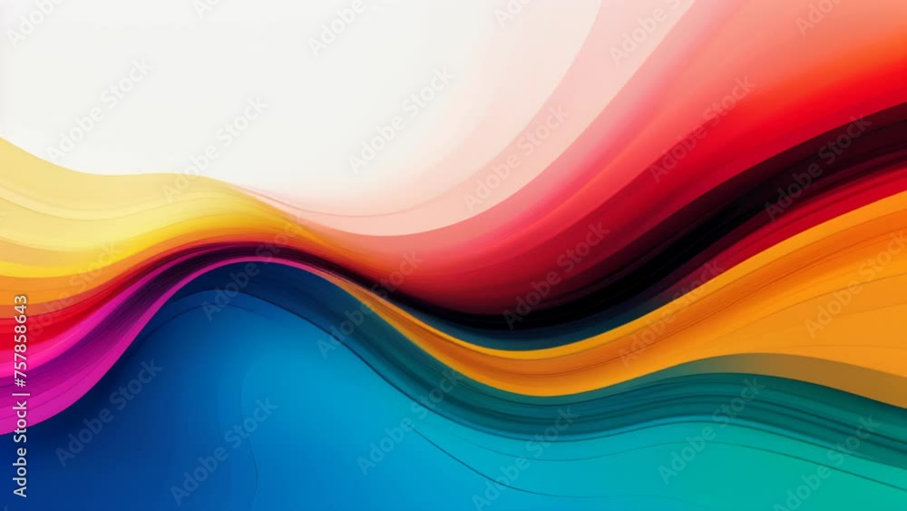 Vivid waves of color, a mesmerizing abstract journey Vivid waves of color, a mesmerizing abstract journey