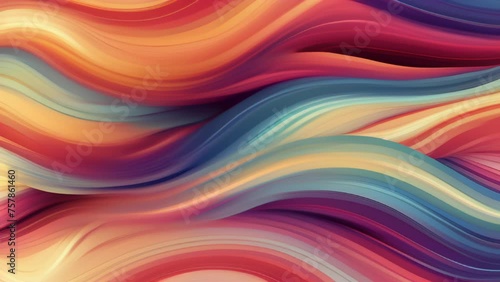 Wallpaper Mural  Vibrant abstract waves, perfect for dynamic backgrounds Torontodigital.ca