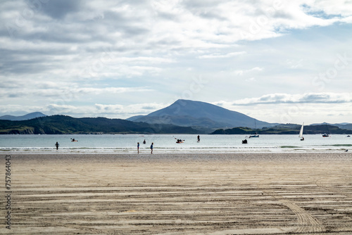 The beach in Downings, County Donegal, Ireland photo