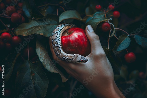 Snake's Apple Delight Generative AI