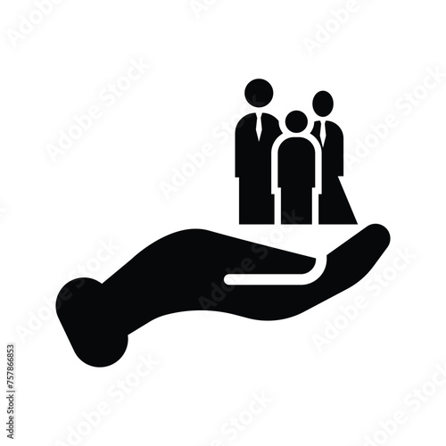 People hand icon