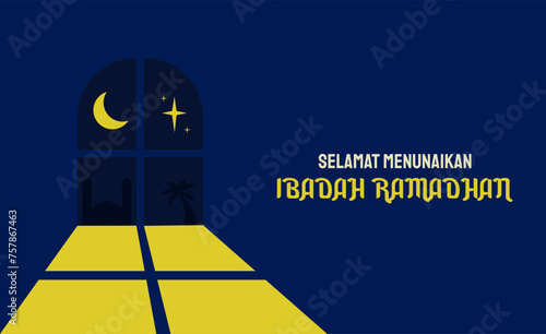 Marhaban ya ramadhan, welcome ramadan holy month.