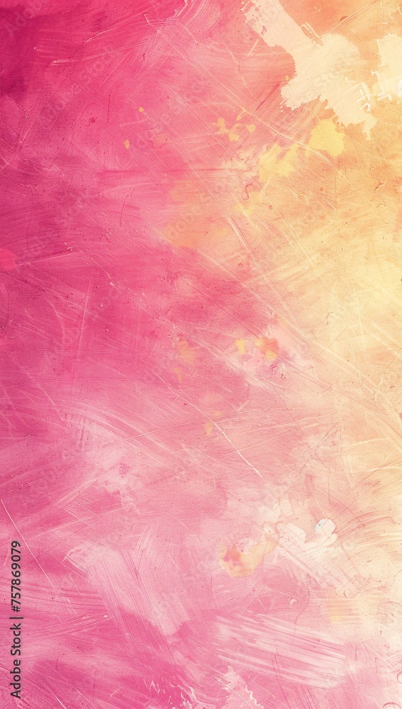 Pink and Orange Abstract Artwork Generative AI