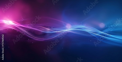 Purple Waves of Light: A Colorful Tribute to the Monthly Full Moon Generative AI