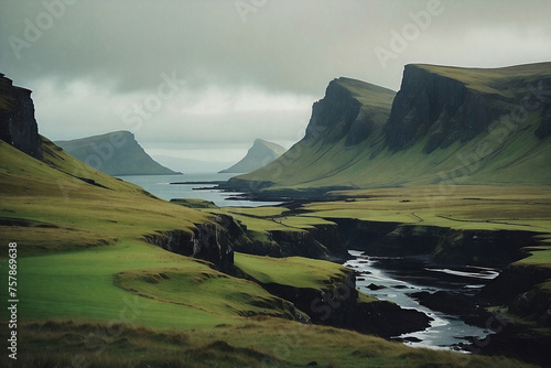 The dramatic beauty of Scotland s Isle of Skye, with rugged cliffs and emerald green landscapes