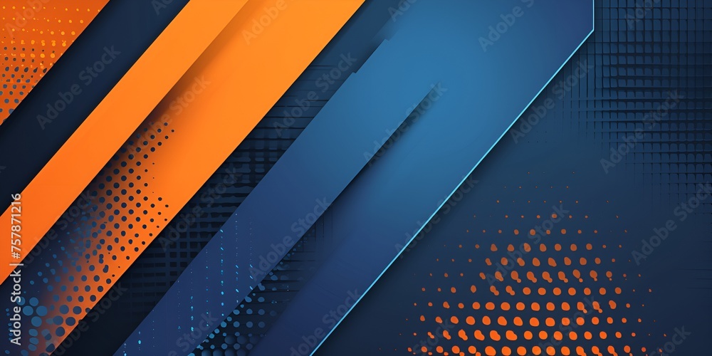 custom made wallpaper toronto digitalBlue and Orange Abstract Arrows as Rectangular Background, Arrows, abstract, blue and orange