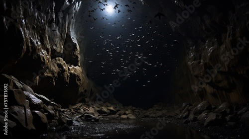 Buracona Cave with bats, nightime.


 photo