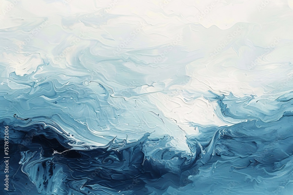 Wave of the Month: Blue Ocean Waves Generative AI