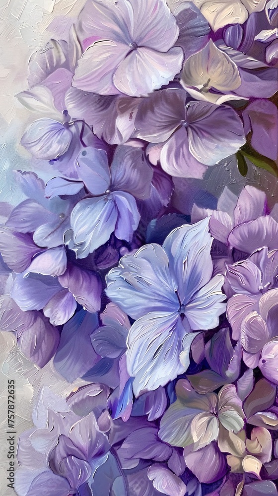Purple Petals: A Monthly Celebration of Spring's Delicate Beauty Generative AI