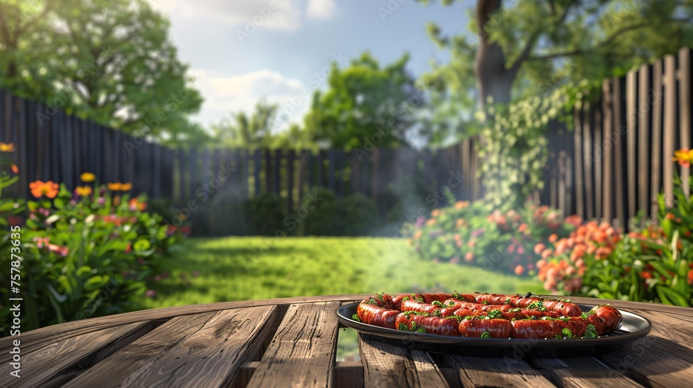 Sizzling Sausage Skewers A Tasty Grilling Experience for the Month of May Generative AI