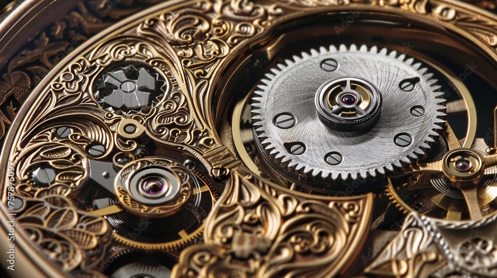 Golden Gears: A Timepiece with a Modern Twist Generative AI Golden Gears: A Timepiece with a Modern Twist Generative AI