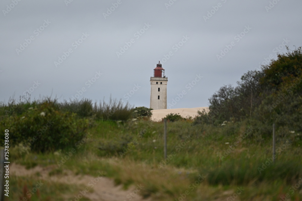 Lighthouse on the coast of Denmark