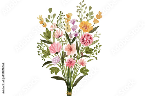 Flower vector ,bouquet of flowers isolated