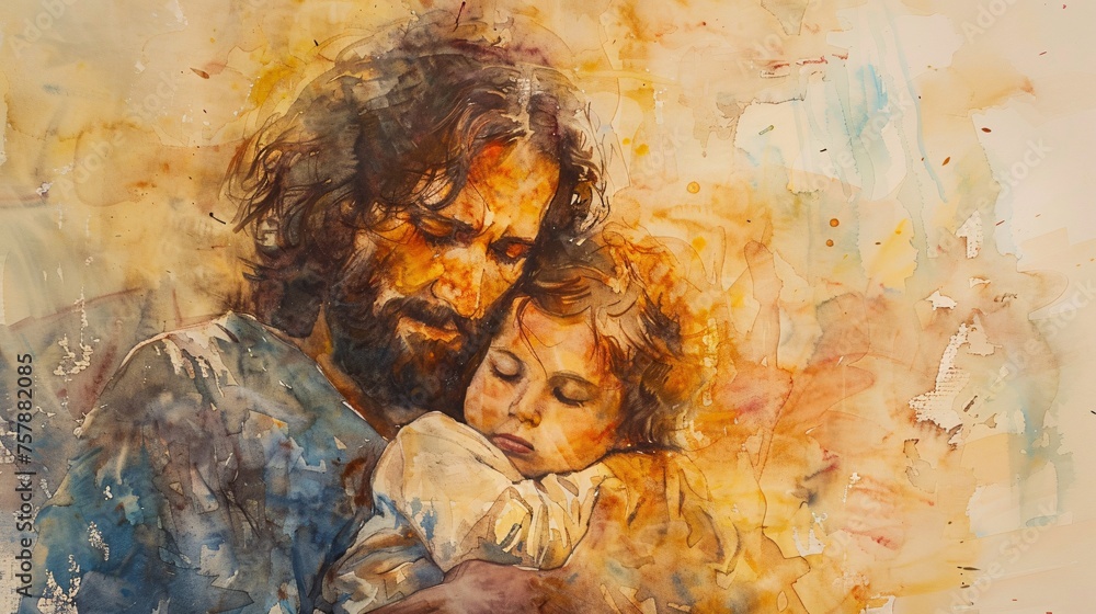 Fatherly Love A Father's Embrace Generative AI Fatherly Love A Father's Embrace Generative AI