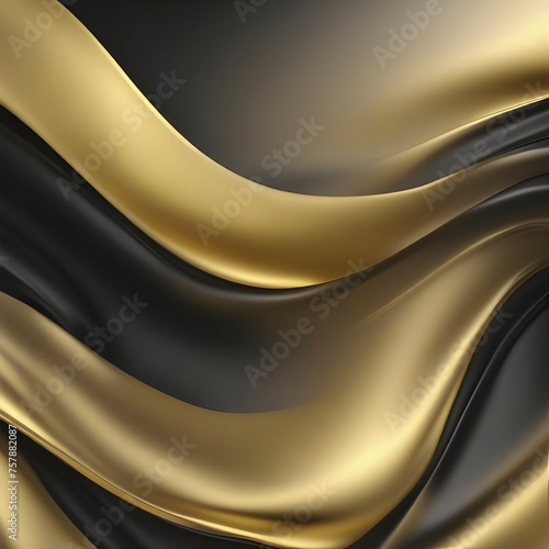 Black and Gold color gradient background.