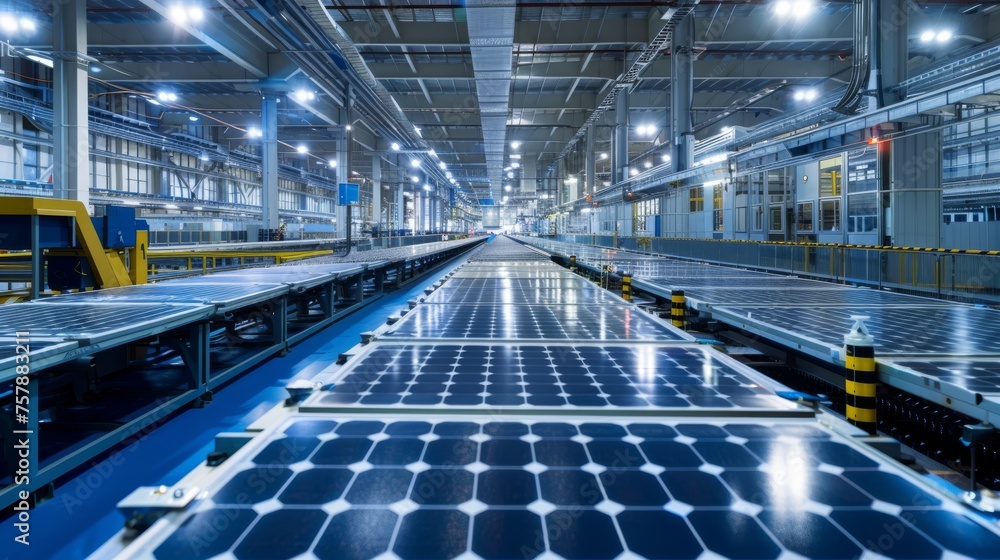 Solar panel manufacturing line Solar panel manufacturing line