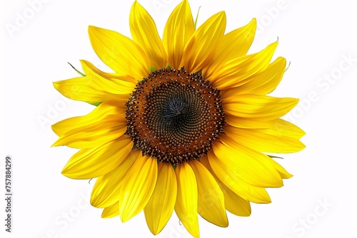 Sunflower in Full Bloom A Glorious Yellow Flower for the Month of August Generative AI