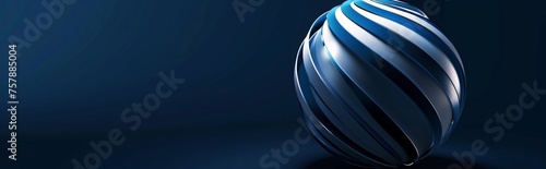 Glowing Blue Globe A Monthly Event Celebration Generative AI