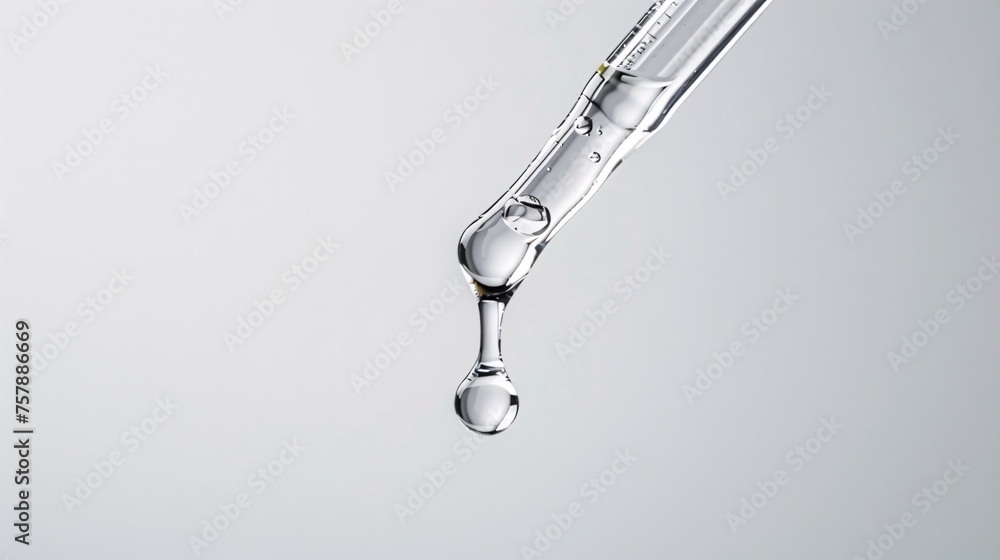 Glass of Water Droplets on a White Background Generative AI Glass of Water Droplets on a White Background Generative AI