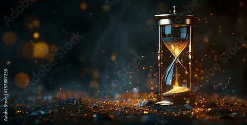 Glowing Clock A Timepiece for the Modern Era Generative AI