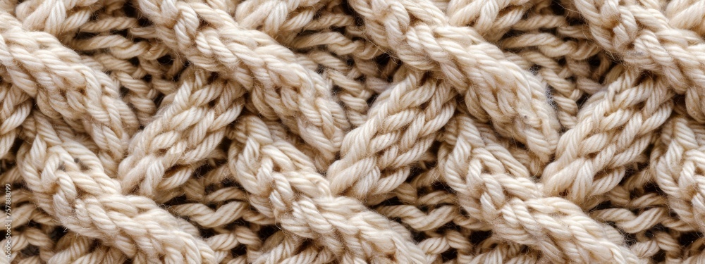 Knitted sweater braided pattern texture. Template for banner background. Knitted sweater braided pattern texture. Template for banner background.