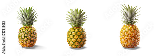 set of pineapple