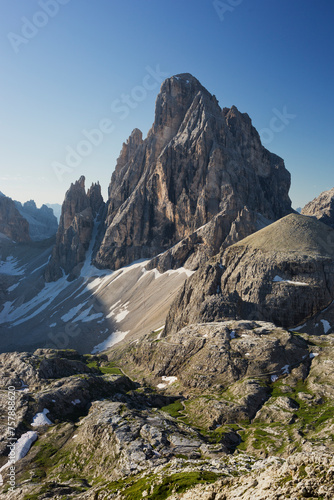 Zwölferkofel, Nordwand, Südtirol, Dolomiten, Italien