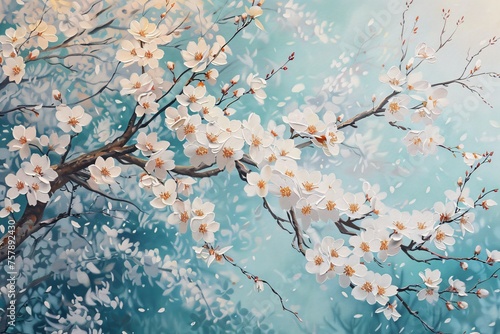 Blooming Blossoms in the Springtime Generative AI © Bipul Kumar