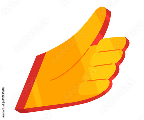 Design element for successful start up, starting new business project banner. Like. Starting launch, entrepreneurial concept. Vector cartoon illustration