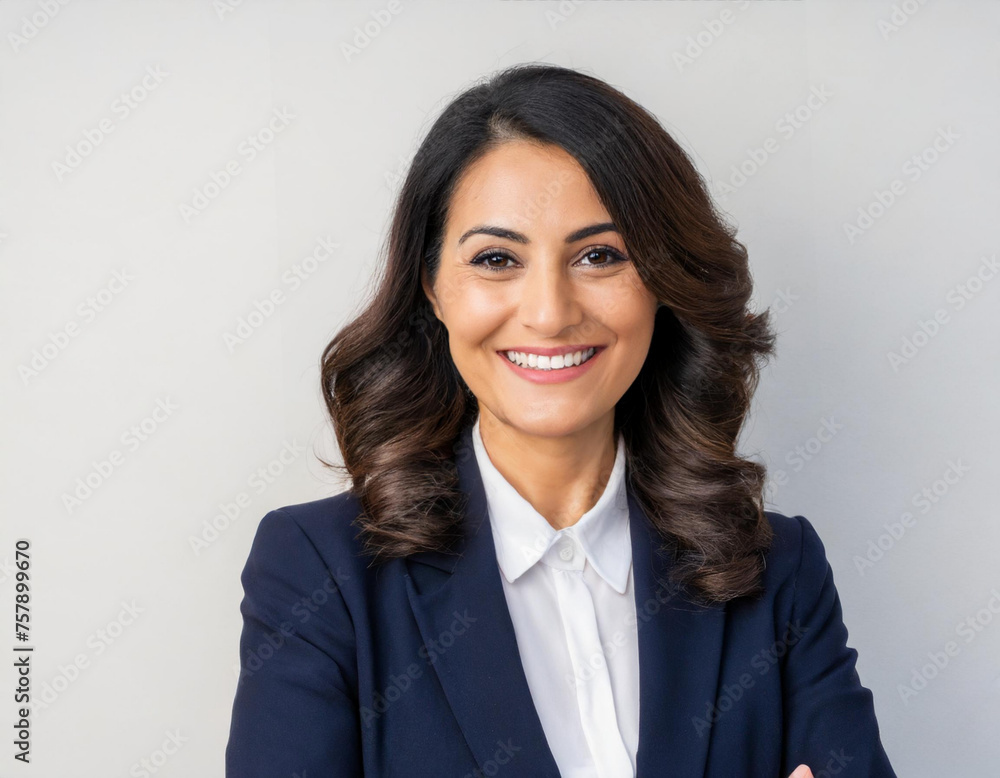 businesswoman portrait of beautiful young smiling woman curly brunette business on white background businesswoman portrait of beautiful young smiling woman curly brunette business on white background