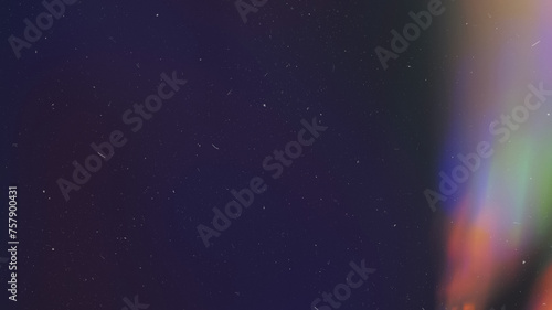 Vibrant Colored Dusted Holographic Rainbow Flares: Perfect for Creative Design and Art Projects. Spectacular Spectrum of Light.
