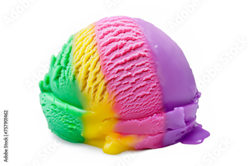 Colorful ice cream 
