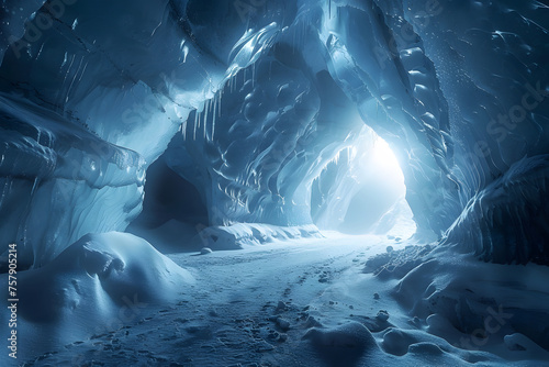 Magische Eiskunst: Entdeckung einer geheimnisvollen Eishöhle