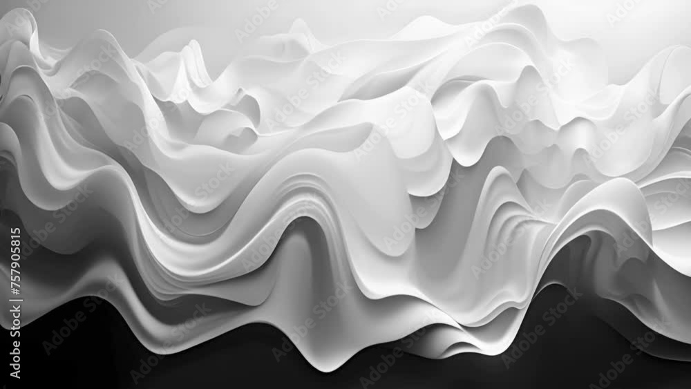 Abstract background of black and white liquid movement. Abstract ...