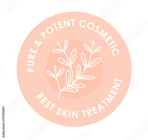 Pure and potent cosmetic, best skin treatment logo