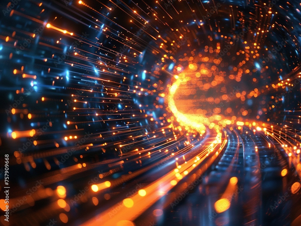 Techno Network: Neon Waves and Bokeh Lights,Futuristic Data Flux: Neon Wave Dynamics Techno Network: Neon Waves and Bokeh Lights,Futuristic Data Flux: Neon Wave Dynamics